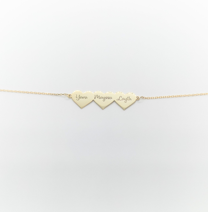 Bracelet Layla – Bijou personnalisé gravé, cadeau élégant | Maleym Jewelry