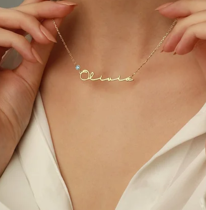 Collier Leyla – Bijou minimaliste & élégant | Maleym Jewelry